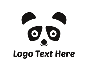 Simple - Panda Bear Kids logo design
