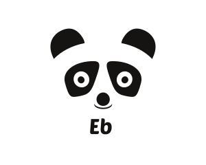 Lazy - Panda Bear Kids logo design