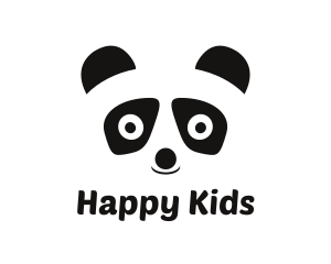 Panda Bear Kids logo design