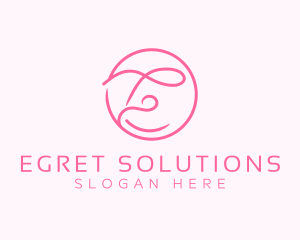 Elegant Salon Letter E logo design