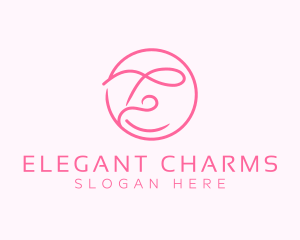 Elegant Salon Letter E logo design