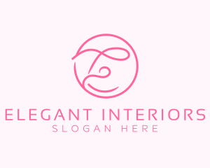 Elegant Salon Letter E logo design