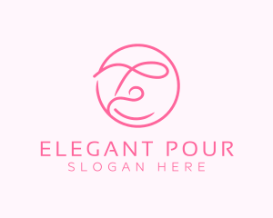 Elegant Salon Letter E logo design