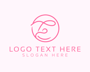 Microblading - Elegant Salon Letter E logo design