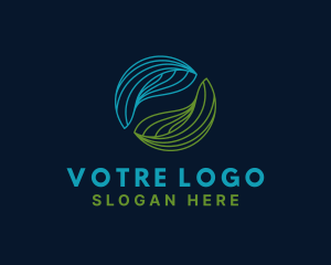 Strategist - Leaf Wave Company logo design