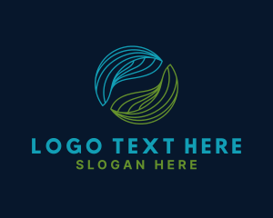 Signal - Leaf Wave Company logo design