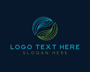 App - Leaf Wave Company logo design