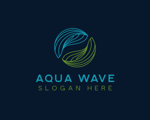 Leaf Wave Company logo design