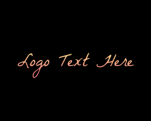 Handwriting - Deluxe Simple Script logo design