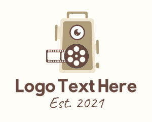 Film Production - Motion Picture Reel logo design