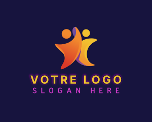 Social - Star People Leader logo design