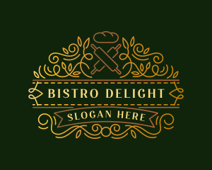 Bread Elegant Bakery logo design