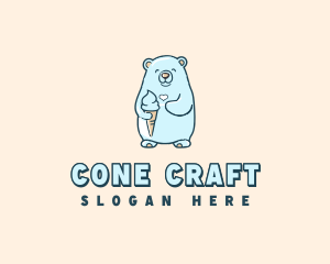 Bear Yogurt Creamery logo design