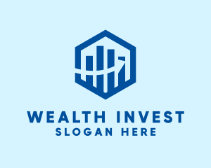 Invest - Finance Investment Chart logo design