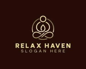 Yoga Wellness Relaxation logo design