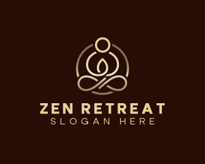 Monastery - Yoga Wellness Relaxation logo design