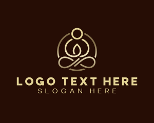 Tibetan - Yoga Wellness Relaxation logo design
