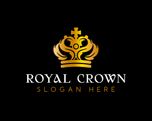 Monarch Royalty Crown logo design