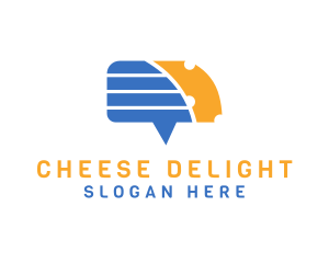 Cheese - Cheese Chat Messenger logo design