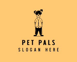 Pet Dog Grooming logo design