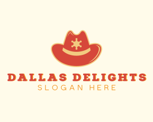 Sheriff Cowboy Hat logo design