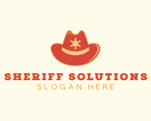 Sheriff - Sheriff Cowboy Hat logo design