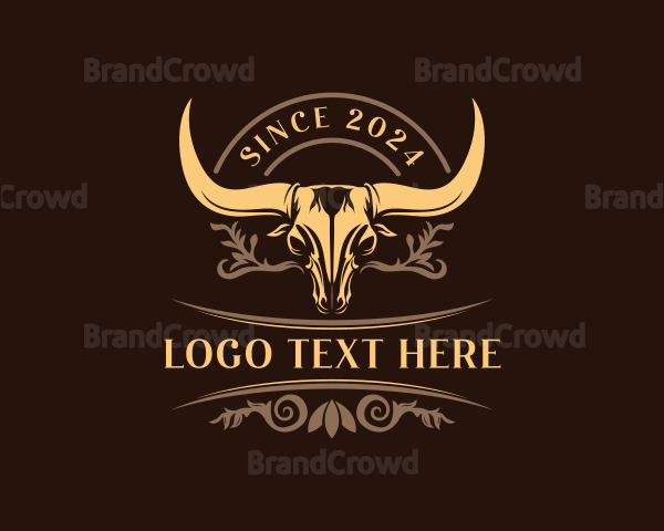 Tavern Bull Butcher Logo