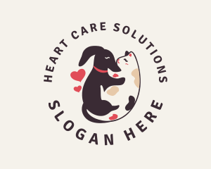 Hound Love Cat logo design