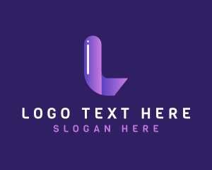 Technology - Modern Letter L Company logo design