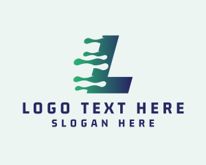 Science - Biotech Science Letter L logo design