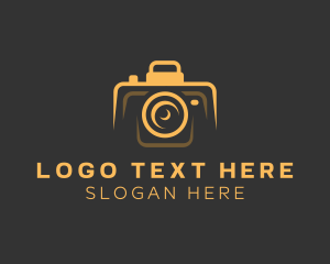 Cinema - Camera Lens Photography logo design