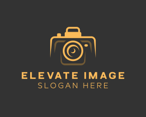 Camera Lens Photography logo design