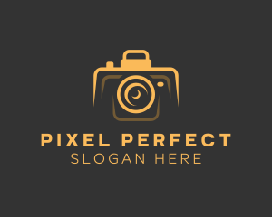 Camera Lens Photography logo design