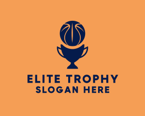 Trophy - Simple Basketball Trophy logo design