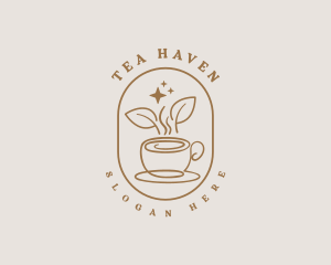 Herbal Tea Cup logo design