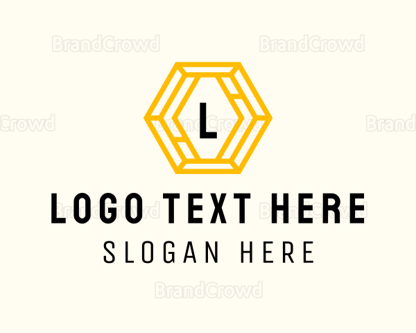 Startup Hexagon Business Logo