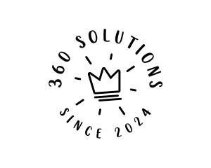 Hand Drawn Crown logo design