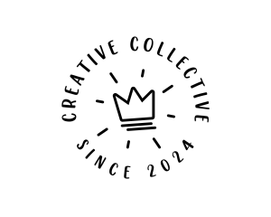 Hand Drawn Crown logo design