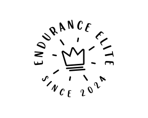 Hand Drawn Crown logo design