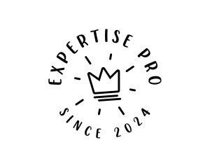 Hand Drawn Crown logo design