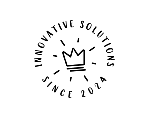 Hand Drawn Crown logo design