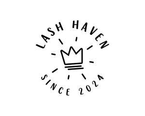 Hand Drawn Crown logo design