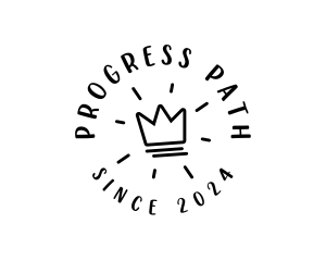 Hand Drawn Crown logo design