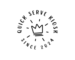 Hand Drawn Crown logo design