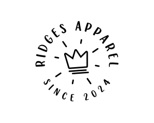 Hand Drawn Crown logo design