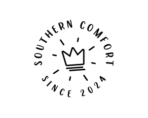 Hand Drawn Crown logo design