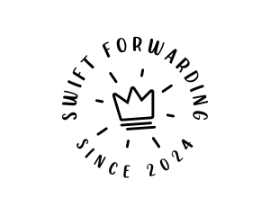 Hand Drawn Crown logo design