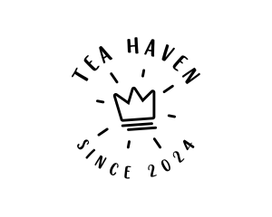 Hand Drawn Crown logo design