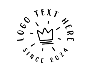 Hand Drawn - Hand Drawn Crown logo design