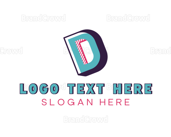 Digital Corporate Letter D Logo